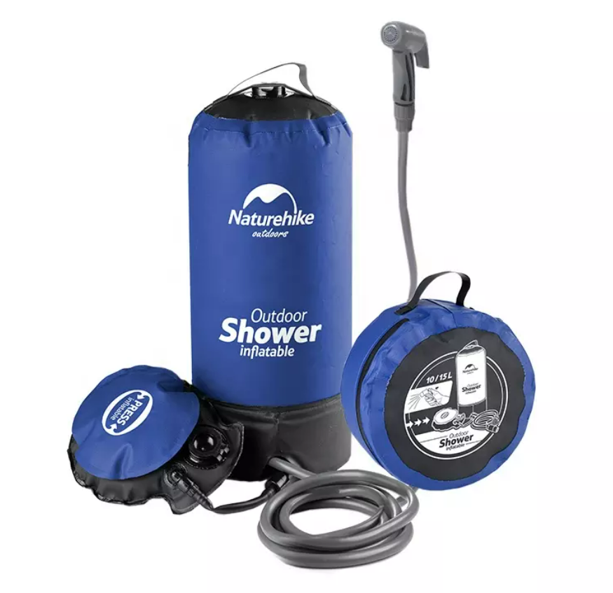 Душ кемпинговый Naturehike с ножным насосом
