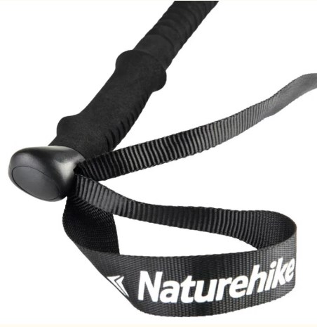 Палки треккинговые Naturehike ST01, 62-135 см, алюминиевые, черные, 2 шт.