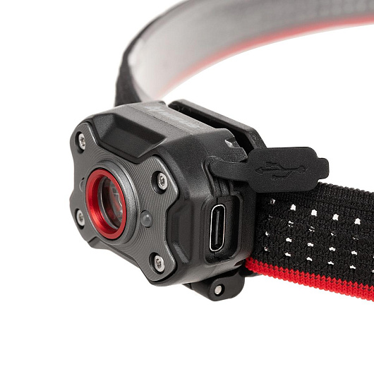 Фонарь налобный NISUS PRO 670 LM, IPX5, USB
