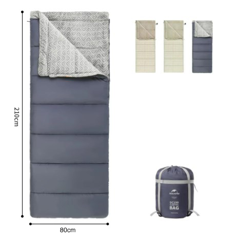 Мешок спальный Naturehike Shanmi, 210х80см, (ТК: +13C), синий