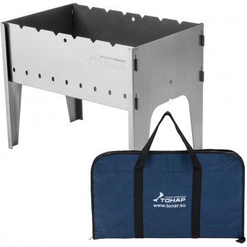 Мангал разборный ТОНАР (2 мм), сумка в комплекте (уценка)