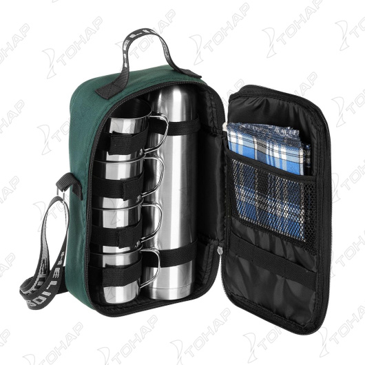 1 Набор для пикника на 4 персоны HELIOS, с термосом 1 Набор для пикника на 4 персоны HELIOS, с термосом