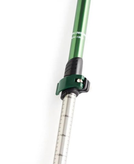 Палки треккинговые Naturehike ST01, 62-135 см, алюминиевые, зеленые, 2шт.
