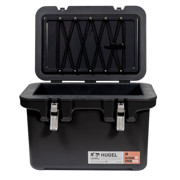 Термобокс IRIS HUGEL VACUUM COOLER BOX TC-40 Черный, 40 литров (55 часов)