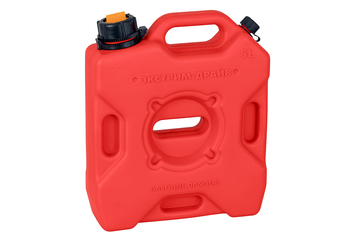 Канистра Экстрим "Драйв Плюс" 2 горловины 5 л (красная) Канистра Экстрим "Драйв Плюс" 2 горловины 5 л (красная)