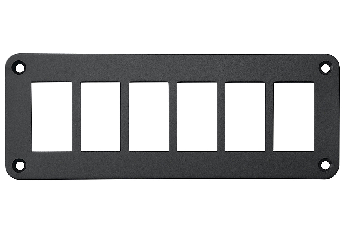 Панель кнопок монтажная шесть отверстий