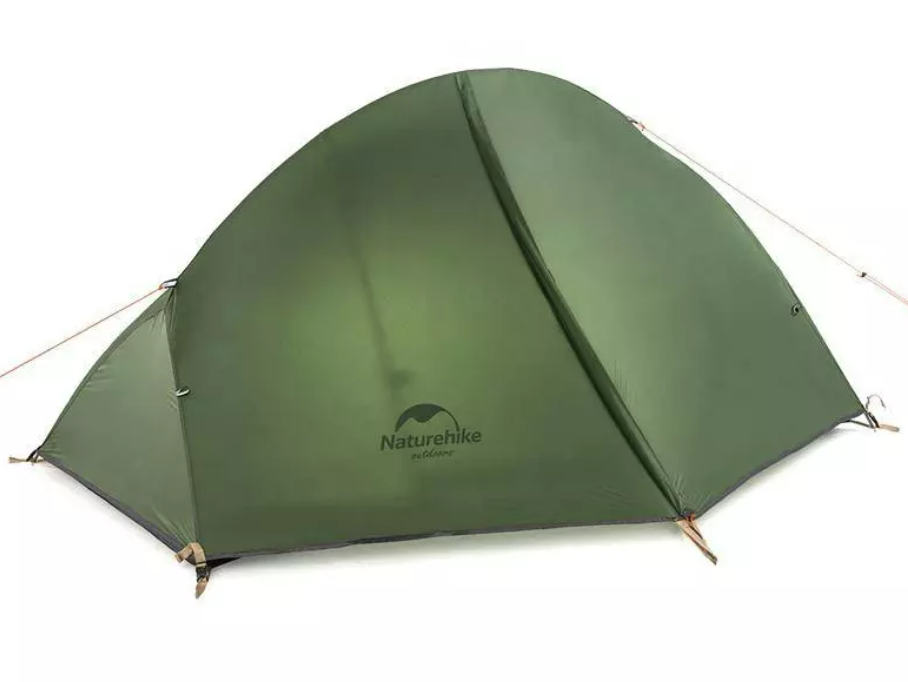 Палатка Naturehike Cycling (Spider) Si 1-местная, алюминиевый каркас, сверхлегкая, зеленая