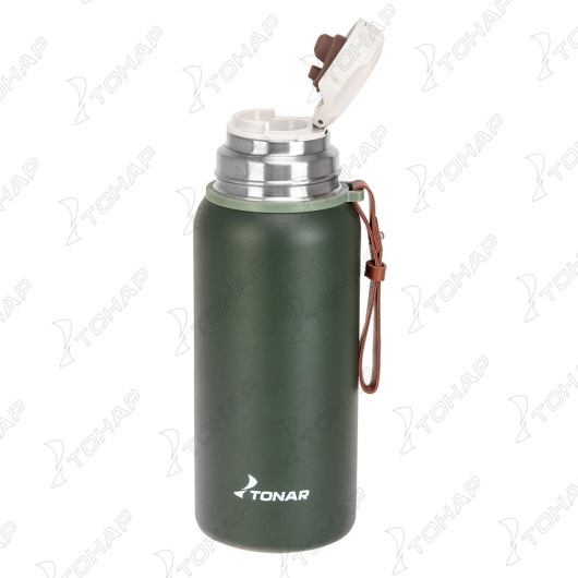 3 Термос ТОНАР 700ML хаки (пробка-ситечко, крышка-кружка, ремешок) 3 Термос ТОНАР 700ML хаки (пробка-ситечко, крышка-кружка, ремешок)