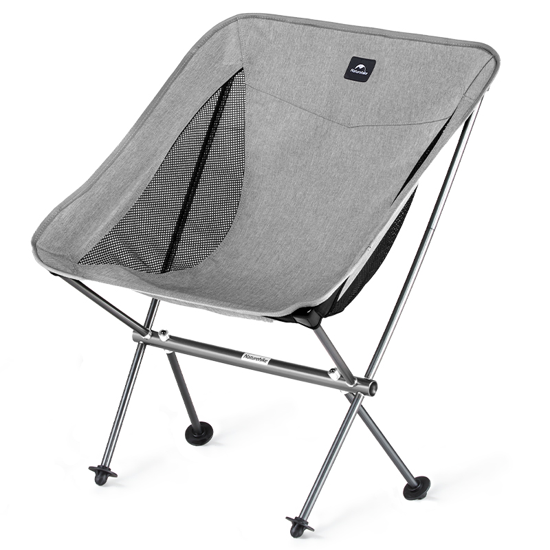 Кресло туристическое Naturehike Stellaluna L04 складное, серое, до 150 кг