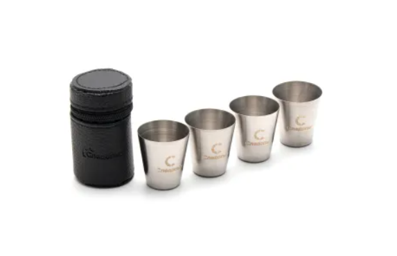 3 Набор стопок СЛЕДОПЫТ 4х25 мл, 4 шт., в кожаной тубе 3 Набор стопок СЛЕДОПЫТ 4х25 мл, 4 шт., в кожаной тубе