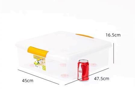 2 Короб для хранения IRIS THIN BOX 35л, прозрачный