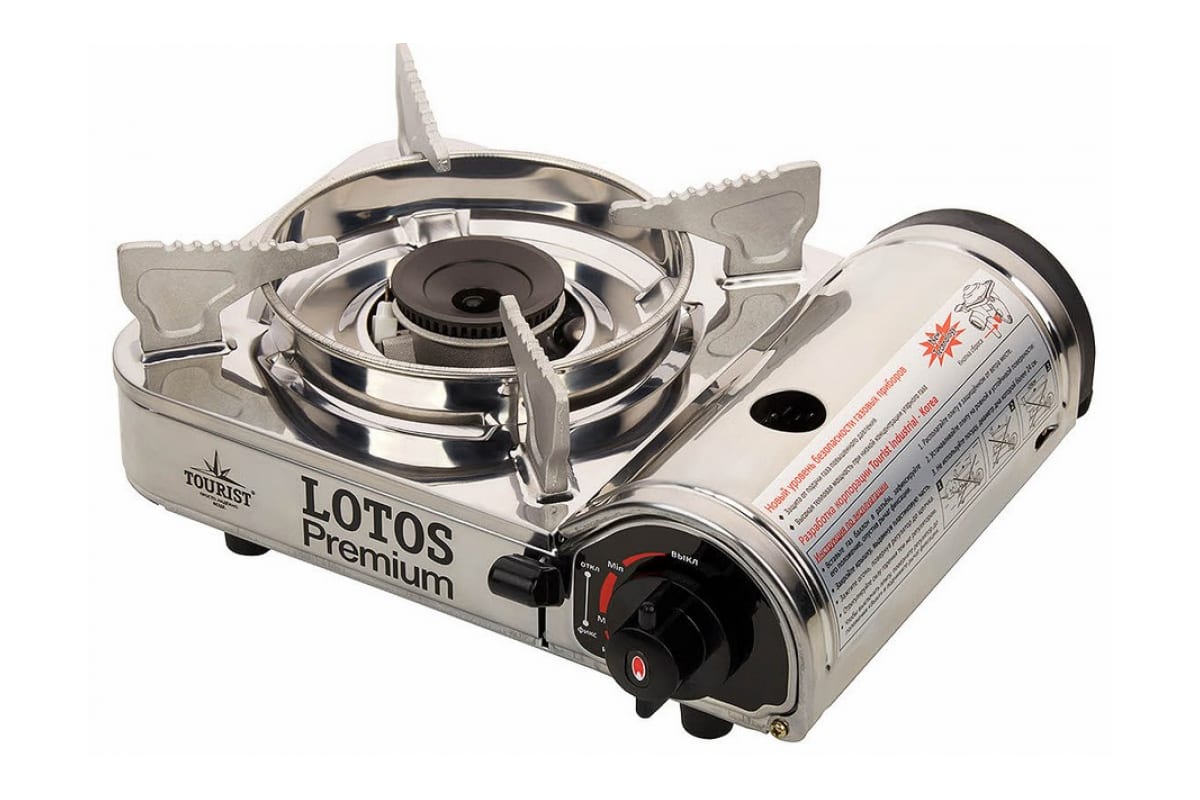 Плита газовая TOURIST LOTOS PREMIUM портативная, в кейсе