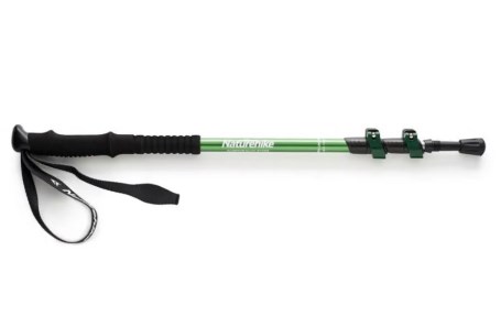 Палки треккинговые Naturehike ST01, 62-135 см, алюминиевые, зеленые, 2шт.