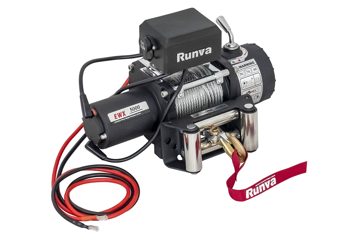 Лебёдка электрическая 12V Runva 5000 lbs 2268 кг