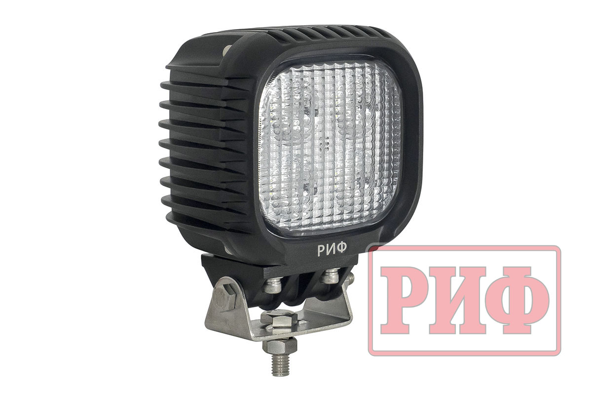 Светодиодная фара рабочего света РИФ 125 мм 40W LED
