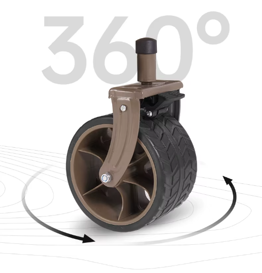 2Тележка туристическая Naturehike 106х50х89 см, коричневая 2Тележка туристическая Naturehike 106х50х89 см, коричневая