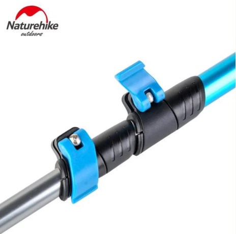 Палки треккинговые Naturehike ST01, 62-135 см, алюминиевые, голубые, 2 шт.