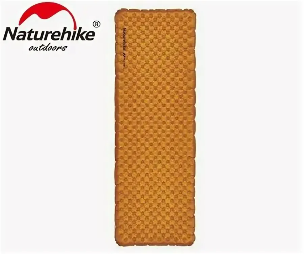 Коврик надувной Naturehike 196х64х8 см, оранжевый