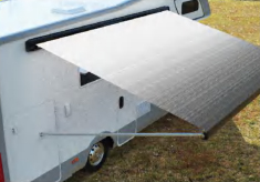 1 Маркиза автомобильная РИФ 2,5х2,0 м кассетная, привод механический, ручной, корпус черный