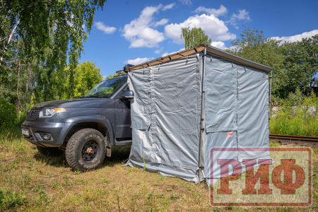 Стенки к автомобильной маркизе (тамбур) РИФ 2,5х2 м