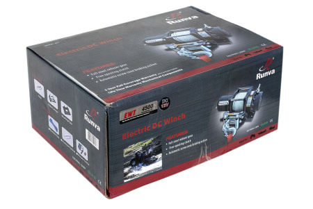 Лебёдка электрическая 12V Runva 4500 lbs 2041 кг