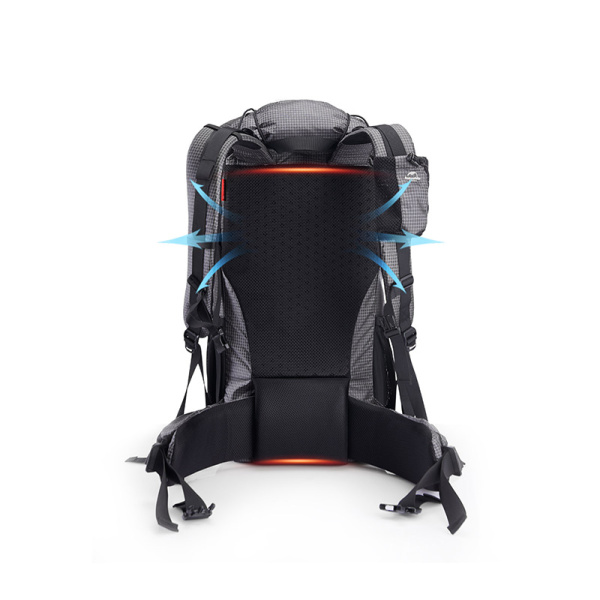 Рюкзак туристический Naturehike 40+5 л, черный