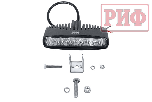 Фара светодиодная рабочего света РИФ 145 мм 15W