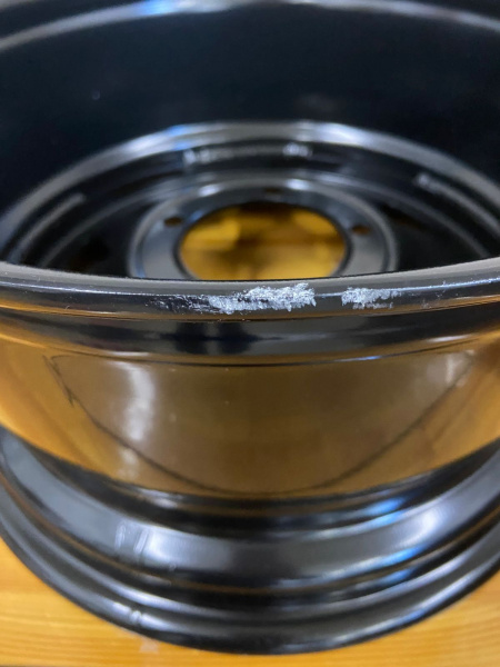 Диск усиленный УАЗ стальной черный 5x139,7 8xR16 d110 ET+20 (треуг. мелкий) (уценка)