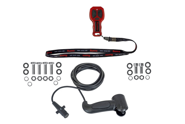 Лебёдка электрическая двухскоростная 12V Runva EWD12000SSR 5443 кг (синтетический трос)