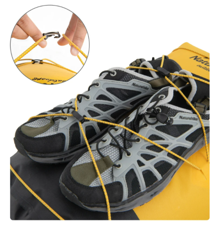 1 Рюкзак туристический Naturehike 20 л, ПВХ, желтый