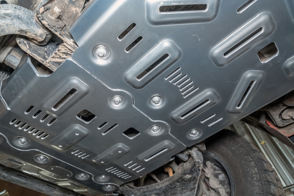 Защита Falcon радиатора, картера, РК, КПП для Toyota Land Cruiser Prado 120 (4.0), алюм. 8 мм