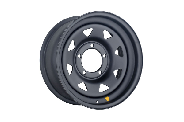Диск усиленный УАЗ стальной черный (матовый) 5x139,7 7xR16 d110 ET0 (треугольник мелкий)