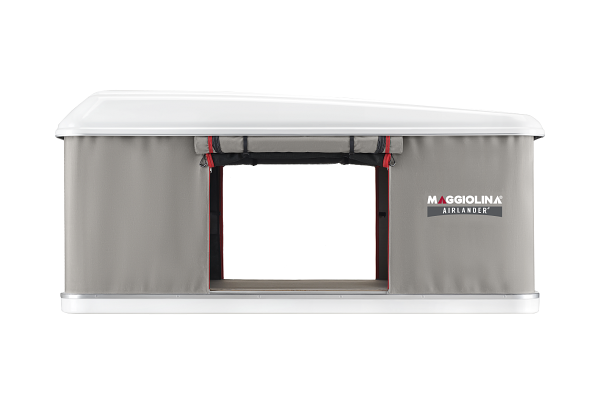 Палатка на крышу автомобиля AUTOHOME MAGGIOLINA AIRLANDER PLUS SMALL, серый тент, лестница 215 мм Палатка на крышу автомобиля AUTOHOME MAGGIOLINA AIRLANDER PLUS SMALL, серый тент, лестница 215 мм