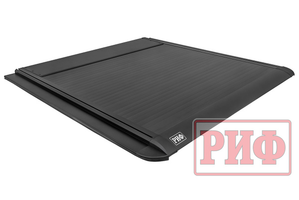 Крышка кузова РИФ для JAC T8, роллета раздвижная с электроприводом 1538х1599 мм, алюминиевая, черная