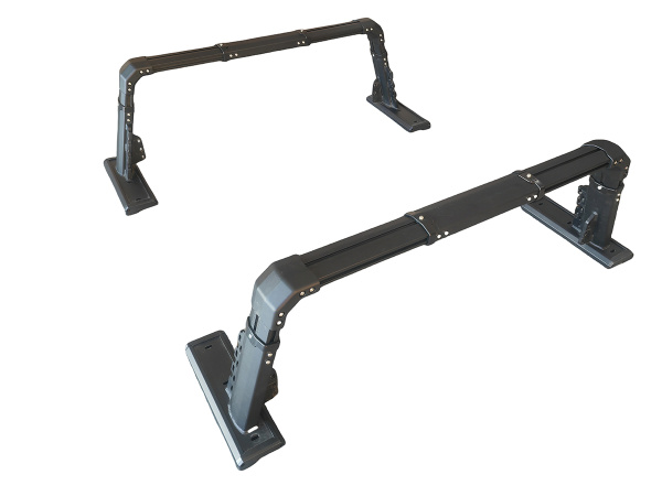 Силовой каркас-кунг Baja Racing (тип А) с 2-мя малыми рыбацкими ящиками Mitsubishi L200, Isuzu D-MAX, Nissan Navara