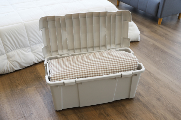 Ящик экспедиционный IRIS HD BOX SOLID CONTAINER SC800D серый, 64 литра 80x38x38 см.