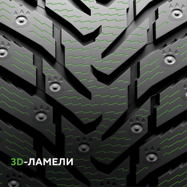 Шина IKON Tyres 245/75 R16 111T Character Ice 8 SUV Studded (Nordman 8 SUV) шипованные