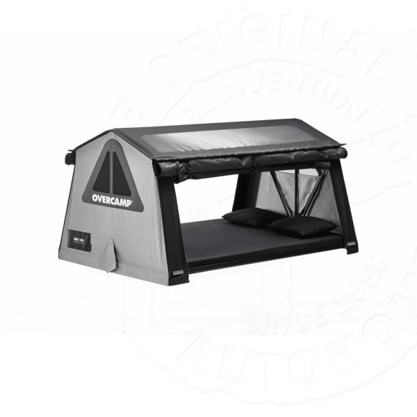 2 Палатка на крышу автомобиля AUTOHOME OVERCAMP MEDIUM тент синий, лестница 215 мм