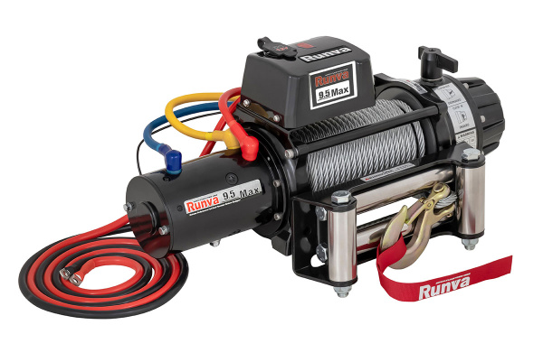 Лебёдка электрическая 12V Runva 9500 lbs 4350 кг (влагозащищенная)