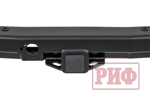 Бампер РИФ силовой задний Mitsubishi Pajero Sport 2021+ c квадратом под фаркоп