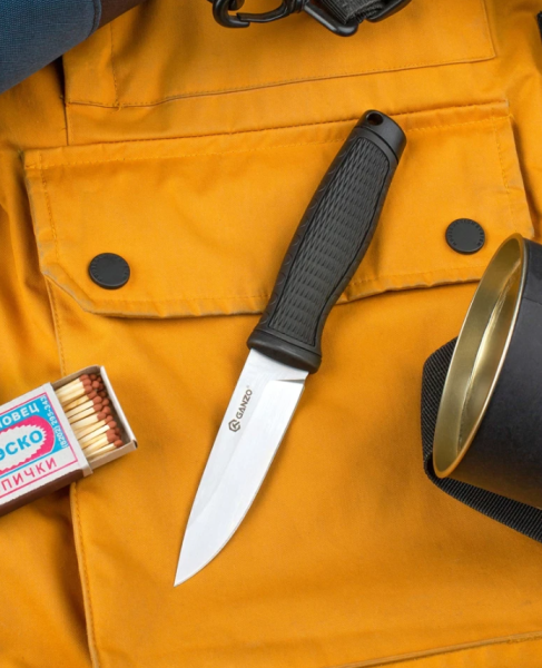 Нож GANZO G806, длина клинка 98 мм, черный