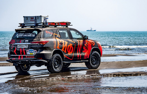 Багажник экспедиционный (корзина) РИФ 1200х2100 мм для Toyota Fortuner 2015+