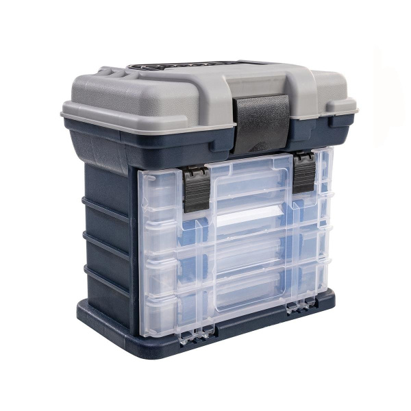 Ящик Premier Fishing для приманок 27х17.5х26.5 см, серый