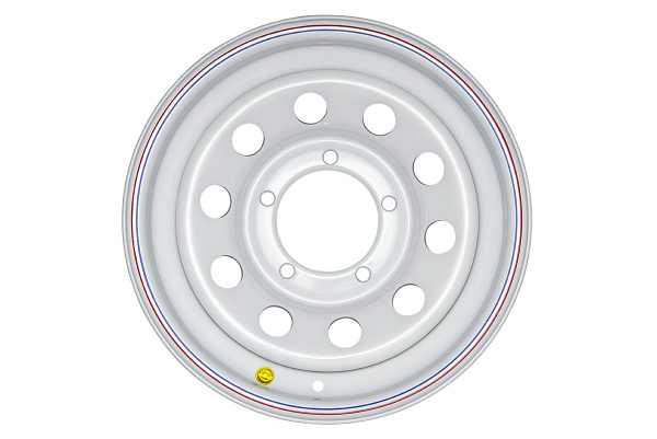 Диск УАЗ крашеный белый  5x139,7 7xR15 d110