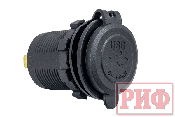 Розетка USB 2 QC 3.0  34x37х54