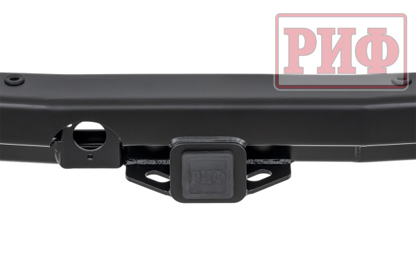 Бампер РИФ силовой задний Mitsubishi Pajero IV c квадратом под фаркоп