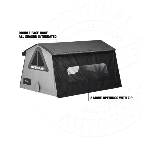 4 Палатка на крышу автомобиля AUTOHOME OVERCAMP SMALL, тент синий, лестница 215 мм 4 Палатка на крышу автомобиля AUTOHOME OVERCAMP SMALL, тент синий, лестница 215 мм