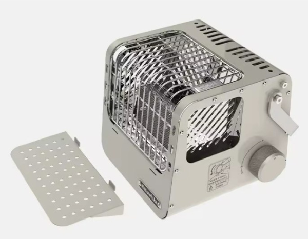 2 Обогреватель газовый Naturehike многофункциональный, 1,1 кВт бежево-серый