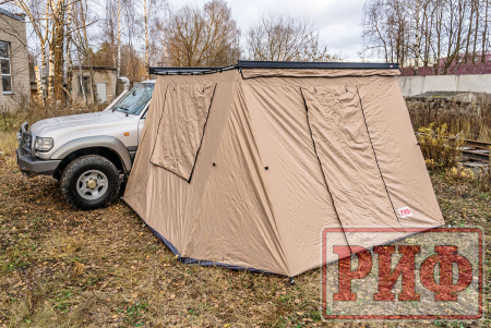 Стенки к автомобильной маркизе РИФ 3х2,5 м, с полом