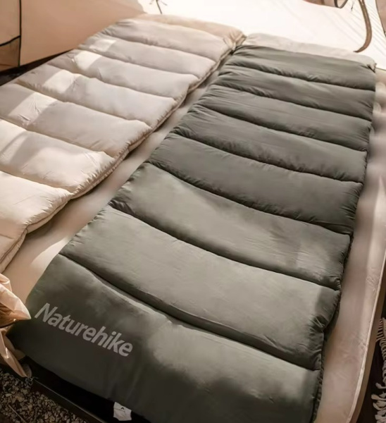 Мешок спальный Naturehike Lingdong, 225х75см, (ТК: +7C), (правый), зеленый